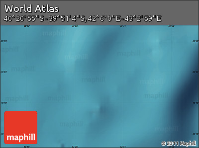 Satellite Map of the Area around 40° 6' 0" S, 42° 34' 30" E