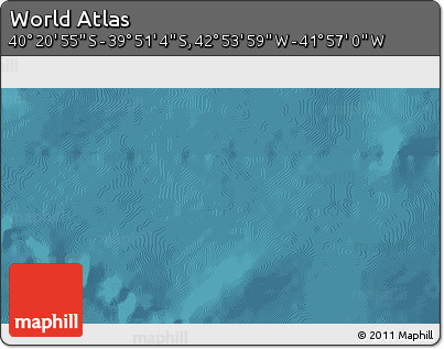 Satellite 3D Map of the Area around 40° 6' 0" S, 42° 25' 29" W