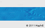 Shaded Relief Panoramic Map of the area around 40° 6' 0" S, 43° 16' 29" W