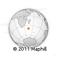 Outline Map of the Area around 40° 6' 0" S, 44° 16' 29" E, rectangular outline