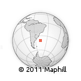 Outline Map of the Area around 40° 6' 0" S, 46° 40' 29" W, rectangular outline