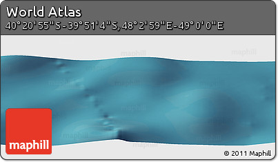 Satellite Panoramic Map of the Area around 40° 6' 0" S, 48° 31' 29" E