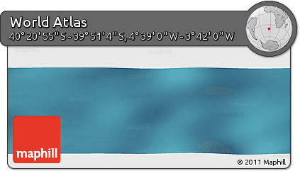 Satellite Panoramic Map of the Area around 40° 6' 0" S, 4° 10' 30" W