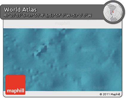 Satellite 3D Map of the Area around 40° 6' 0" S, 53° 28' 30" W