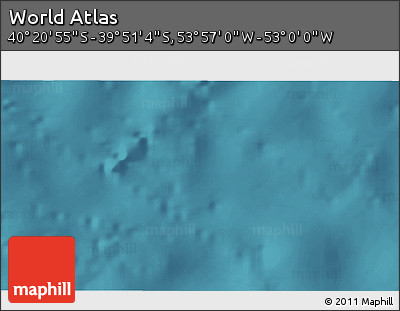 Satellite 3D Map of the Area around 40° 6' 0" S, 53° 28' 30" W