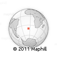 Outline Map of the Area around 40° 6' 0" S, 5° 52' 30" W, rectangular outline