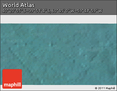 Satellite 3D Map of the Area around 40° 6' 0" S, 60° 16' 29" W