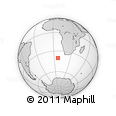Outline Map of the Area around 40° 6' 0" S, 6° 52' 30" E, rectangular outline