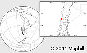 Blank Location Map of Río Bueno