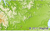 Physical Map of Río Bueno