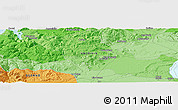 Political Panoramic Map of Río Bueno