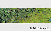 Satellite Panoramic Map of Río Bueno