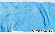 Physical 3D Map of the area around 40° 6' 0" S, 78° 16' 30" E