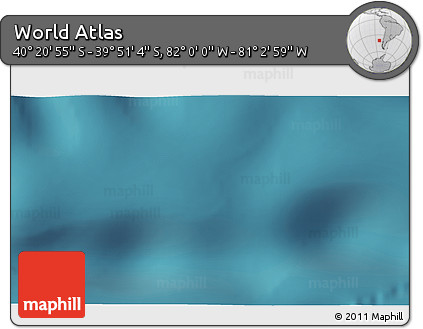 Satellite 3D Map of the Area around 40° 6' 0" S, 81° 31' 30" W