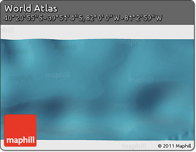 Satellite 3D Map of the Area around 40° 6' 0" S, 81° 31' 30" W