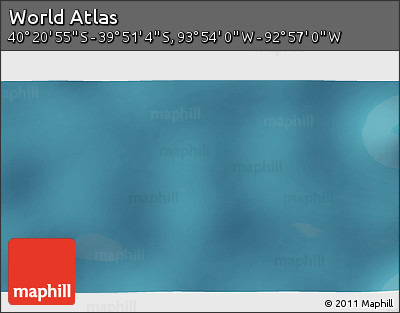 Satellite 3D Map of the Area around 40° 6' 0" S, 93° 25' 30" W