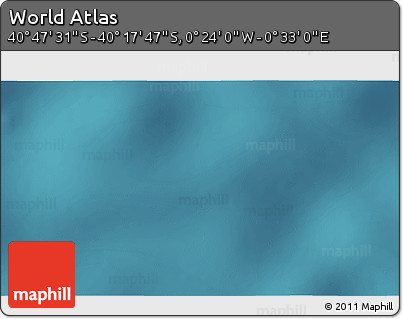 Satellite 3D Map of the Area around 40° 32' 39" S, 0° 4' 30" E