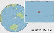 Savanna Style Location Map of the area around 40° 32' 39" S, 104° 37' 30" E