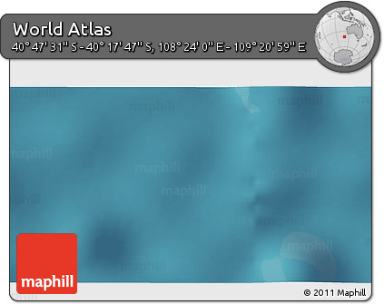 Satellite 3D Map of the Area around 40° 32' 39" S, 108° 52' 30" E