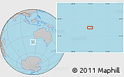 Gray Location Map of the area around 40° 32' 39" S, 112° 16' 30" E