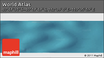 Satellite Panoramic Map of the Area around 40° 32' 39" S, 113° 7' 30" E