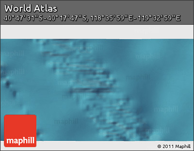 Satellite 3D Map of the Area around 40° 32' 39" S, 119° 4' 29" E