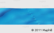 Shaded Relief Panoramic Map of the area around 40° 32' 39" S, 122° 28' 29" E