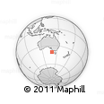 Outline Map of the Area around 40° 32' 39" S, 139° 28' 29" E, rectangular outline