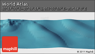 Satellite Panoramic Map of the Area around 40° 32' 39" S, 157° 19' 29" E