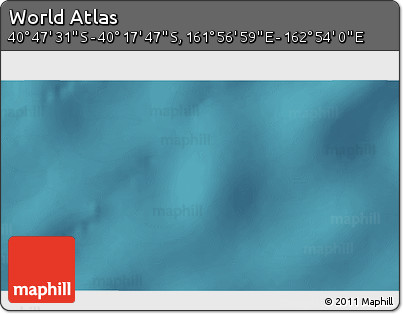 Satellite 3D Map of the Area around 40° 32' 39" S, 162° 25' 30" E