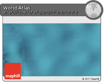 Satellite 3D Map of the Area around 40° 32' 39" S, 23° 1' 29" E