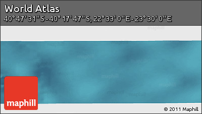 Satellite Panoramic Map of the Area around 40° 32' 39" S, 23° 1' 29" E