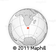 Outline Map of the Area around 40° 32' 39" S, 25° 34' 30" E, rectangular outline