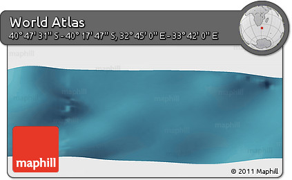 Satellite Panoramic Map of the Area around 40° 32' 39" S, 33° 13' 30" E