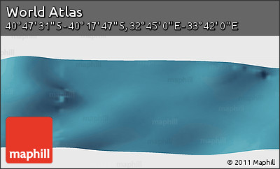 Satellite Panoramic Map of the Area around 40° 32' 39" S, 33° 13' 30" E