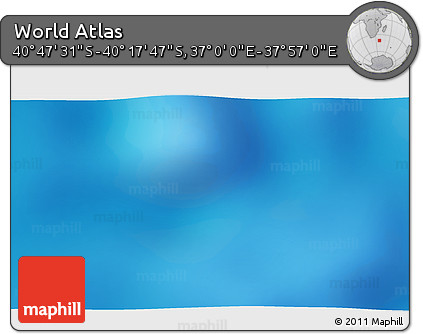 Physical 3D Map of the Area around 40° 32' 39" S, 37° 28' 30" E
