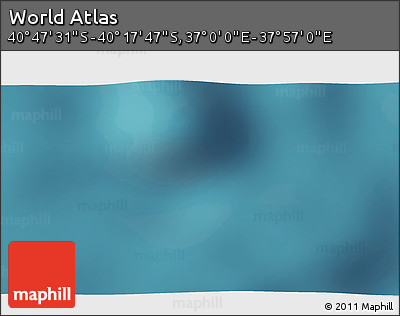 Satellite 3D Map of the Area around 40° 32' 39" S, 37° 28' 30" E