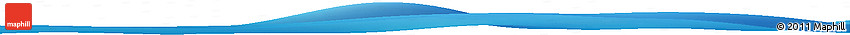 Shaded Relief Horizon Map of the Area around 40° 32' 39" S, 37° 28' 30" E