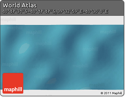 Satellite 3D Map of the Area around 40° 32' 39" S, 40° 1' 29" E