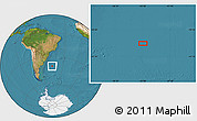 Satellite Location Map of the area around 40° 32' 39" S, 44° 58' 30" W