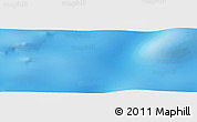 Shaded Relief Panoramic Map of the area around 40° 32' 39" S, 46° 49' 30" E