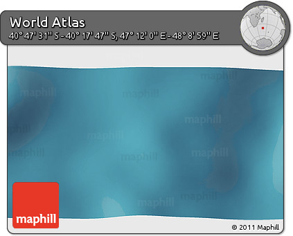 Satellite 3D Map of the Area around 40° 32' 39" S, 47° 40' 29" E