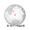 Outline Map of the Area around 40° 32' 39" S, 55° 19' 30" E, rectangular outline
