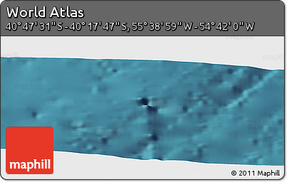 Satellite Panoramic Map of the Area around 40° 32' 39" S, 55° 10' 29" W