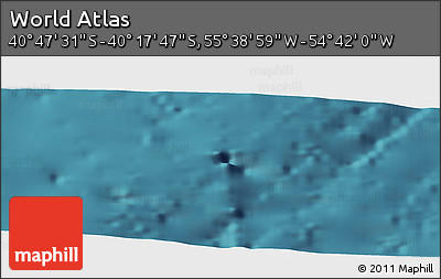 Satellite Panoramic Map of the Area around 40° 32' 39" S, 55° 10' 29" W