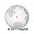 Outline Map of the Area around 40° 32' 39" S, 58° 43' 30" E, rectangular outline