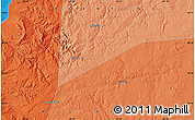 Political Map of the area around 40° 32' 39" S, 69° 37' 30" W