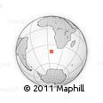 Outline Map of the Area around 40° 32' 39" S, 6° 52' 30" E, rectangular outline