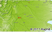 Physical Map of the area around 40° 32' 39" S, 73° 1' 30" W