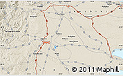 Shaded Relief Map of the area around 40° 32' 39" S, 73° 1' 30" W